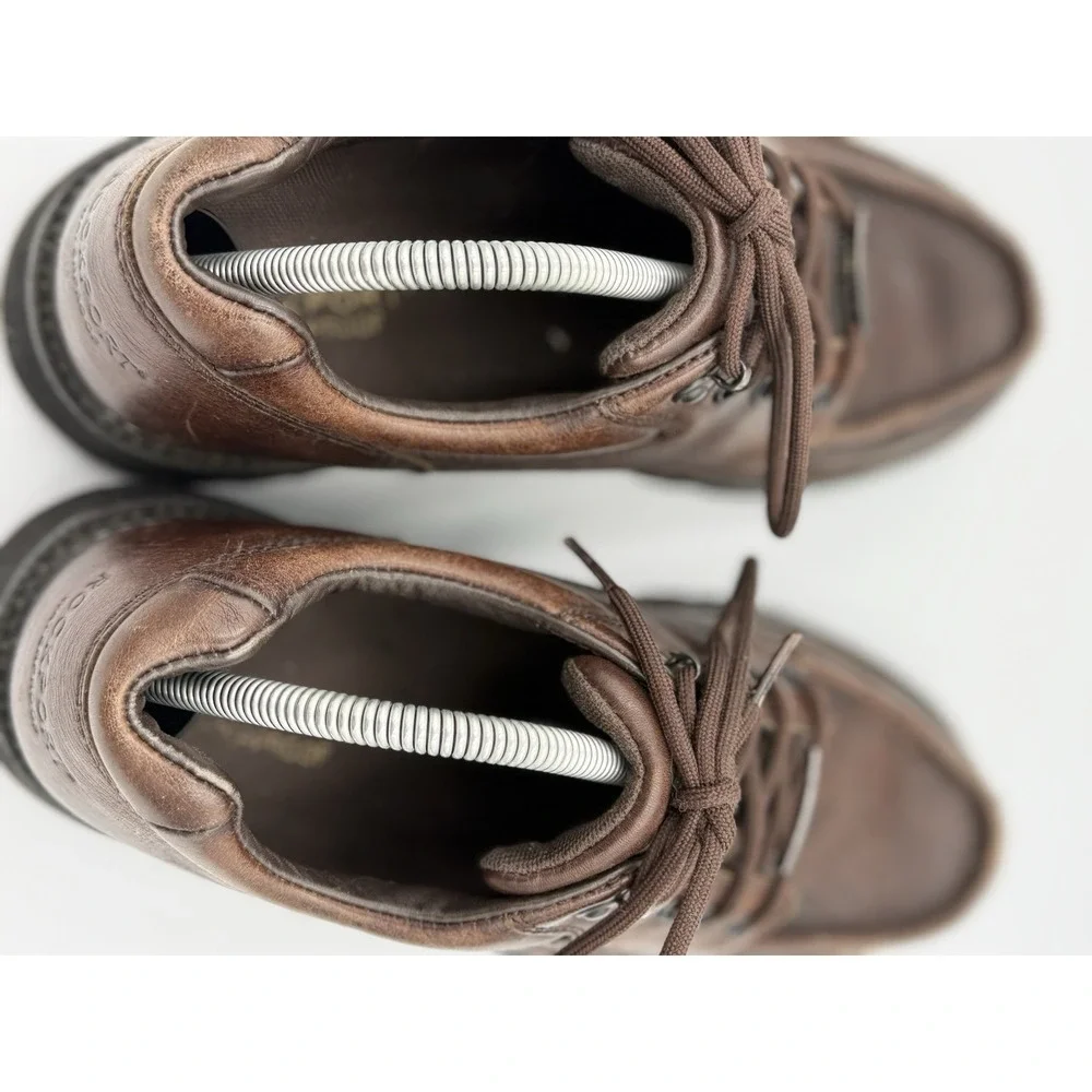 ROCKPORT Waterproof Hydro-Shield Oxford Shoes Mens Size 9.5 Brown Leather 500657